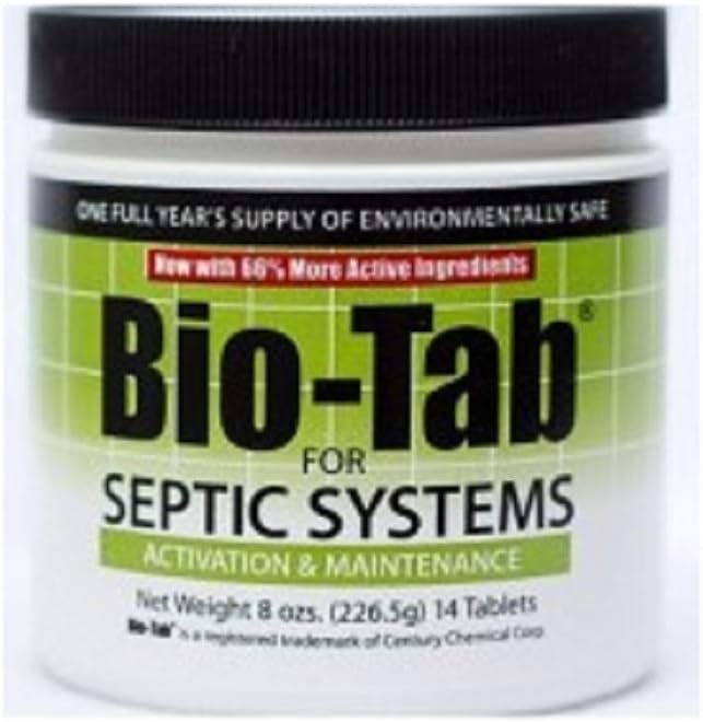 BioTab for Septic system (14 Tablets) 8 ozs (226.5g)